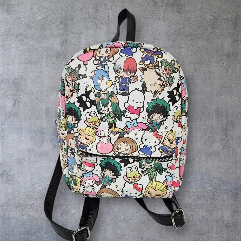 My Hero Academia Hello Kitty Sanrio Chibi Character Backpack K-Pop
